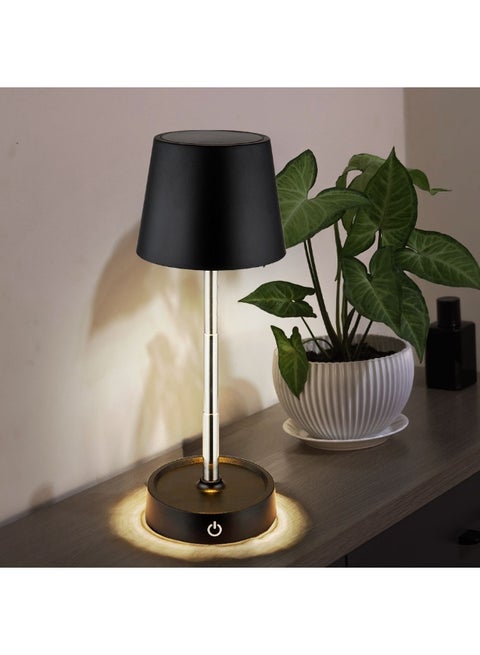 Telescopic table lamp, LED table lamp with rechargeable battery and USB port, adjustable height bedside lamp for living room, bedside table, bedroom, and outdoor decoration.